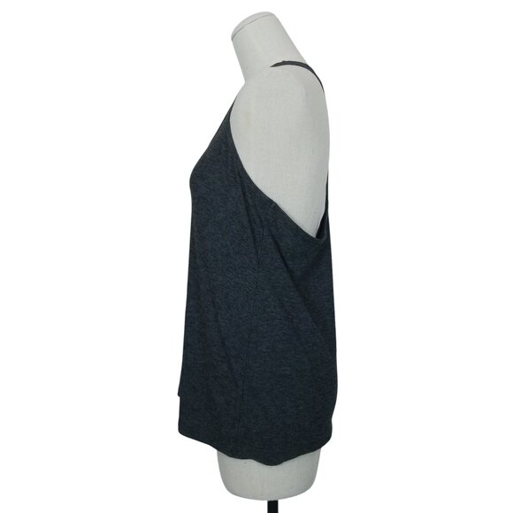Beyond Yoga Spacedye Double Up Racer Tank Charcoal Black Sz Small - Picture 3 of 9